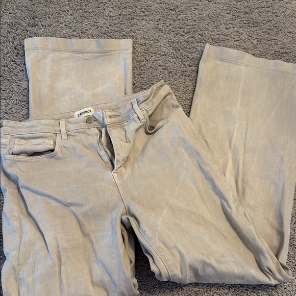 L'AGENCE Denim - L'AGENCE Light Beige Denim Pants